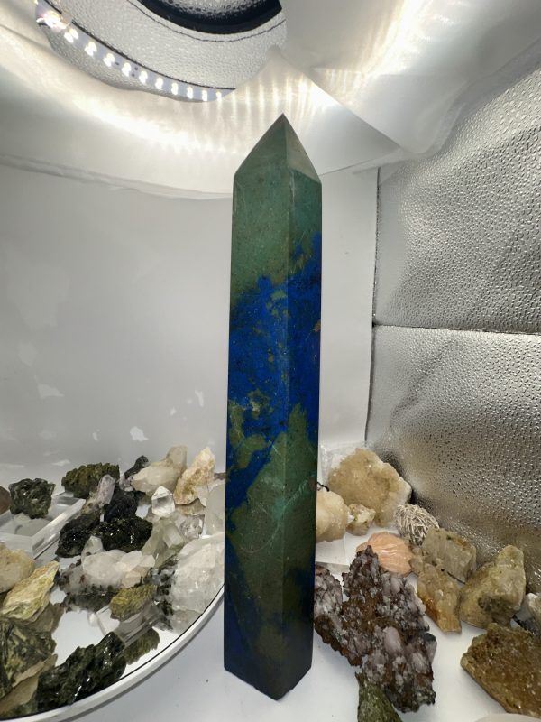 XL Malachite & Azurite tower